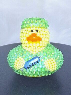 Doctor/Nurse Bedazzled Rubber Duck in Scrubs, Bling, Medical Gift
